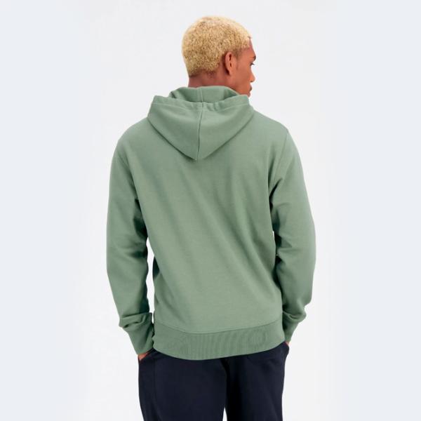 Hanorac pentru bărbați New Balance Essentials Stacked Logo French Terry Drept/ Olive Green photo 2 Hanorac pentru bărbați New Balance Essentials Stacked Logo French Terry Drept/ Olive Green photo 2