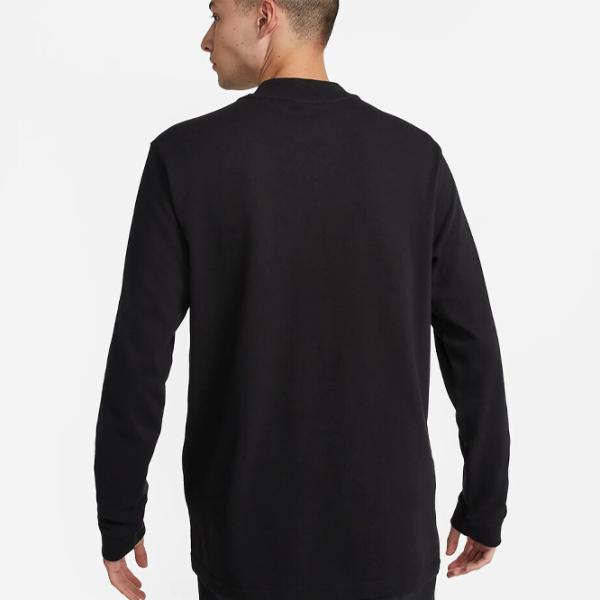 Hanorac pentru bărbați Nike M Nl Ls Mock Neck Shirt Drept/ Black photo 3
