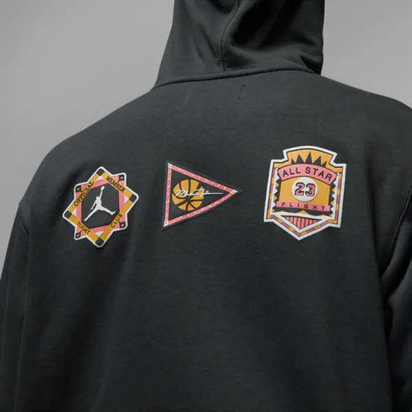 Hanorac pentru bărbați Nike Jordan Flt Mvp Flc Fz Drept/ Black photo 4