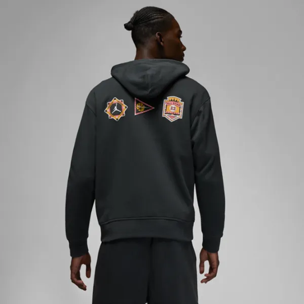 Толстовка для мужчин Nike Jordan Flt Mvp Flc Fz Прямой/ Черный photo 3