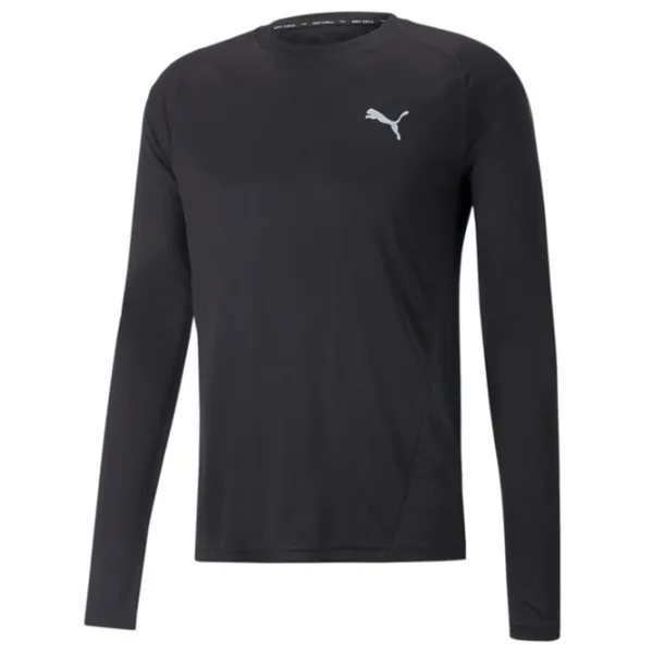 Tricou pentru bărbați Puma Train All Day Ls Tee 100% poliester/ Black photo 3