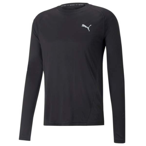 Tricou pentru bărbați Puma Train All Day Ls Tee 100% poliester/ Black photo 3