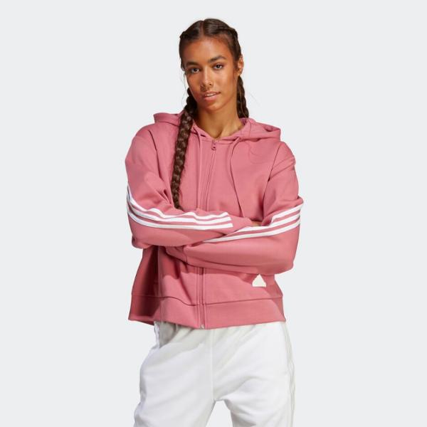 Hanorac pentru femei Adidas W Fi 3S Fz Pink photo 3