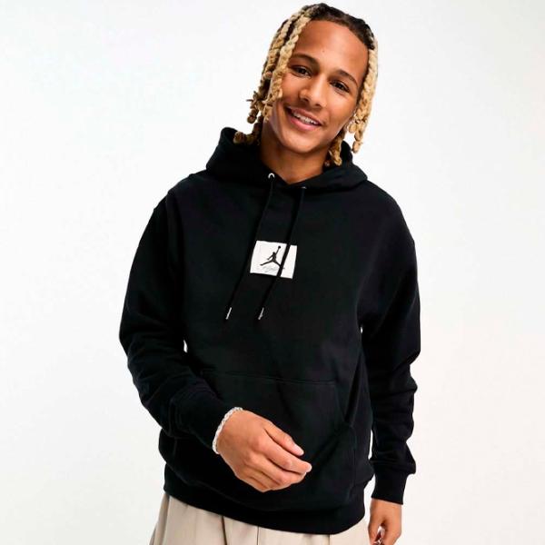 Толстовка для мужчин Nike M Jordan Ess Stmt Flc Po Прямой/ Черный photo 2