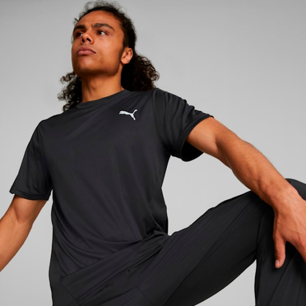 Футболка для мужчин Puma Train All Day Tee 100% полиэстер/ Черный photo 3