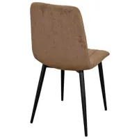 Scaun de bucătărie DecoPrim DC-90 Velvet/ Brown Black photo 4