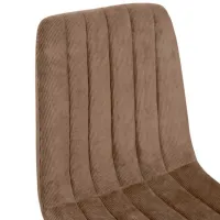 Scaun de bucătărie DecoPrim DC-90 Velvet/ Brown Black photo 5