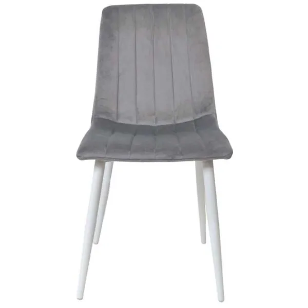 Scaun de bucătărie DecoPrim DC-90P Catifea/ Dark Gray White photo 4 Scaun de bucătărie DecoPrim DC-90P Catifea/ Dark Gray White photo 4