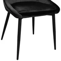 Scaun de bucătărie DecoPrim Florida Stofă/ Black Black photo 3