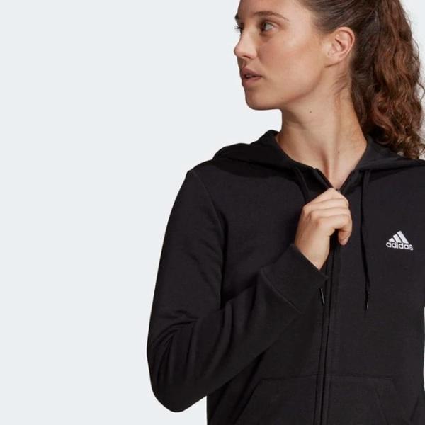 Hanorac pentru femei Adidas Linear French Terry Black photo 6 Hanorac pentru femei Adidas Linear French Terry Black photo 6