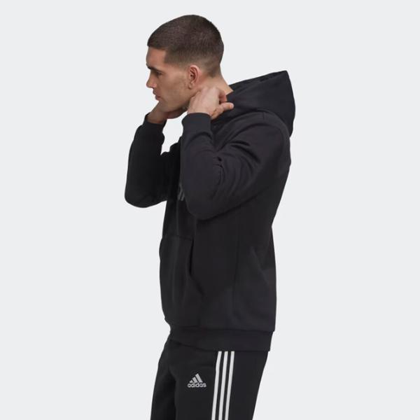 Толстовка для мужчин Adidas Essentials Camo Прямой/ Черный photo 5