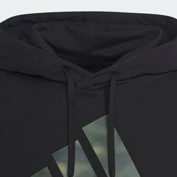 Hanorac pentru bărbați Adidas Essentials Camo Drept/ Black photo 3