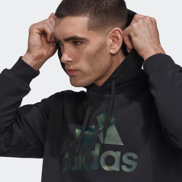 Толстовка для мужчин Adidas Essentials Camo Прямой/ Черный photo 7