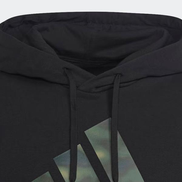 Hanorac pentru bărbați Adidas Essentials Camo Drept/ Black photo 3