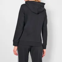 Hanorac pentru femei Adidas 3 Stripes French Terry Fz Black photo 3