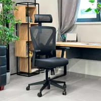 Офисное кресло DecoPrim ORCO PLUS Акриловая сетка/ Черный photo 3