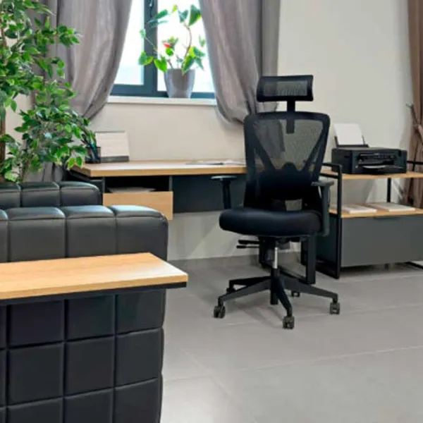 Офисное кресло DecoPrim ORCO PLUS Акриловая сетка/ Черный photo 4