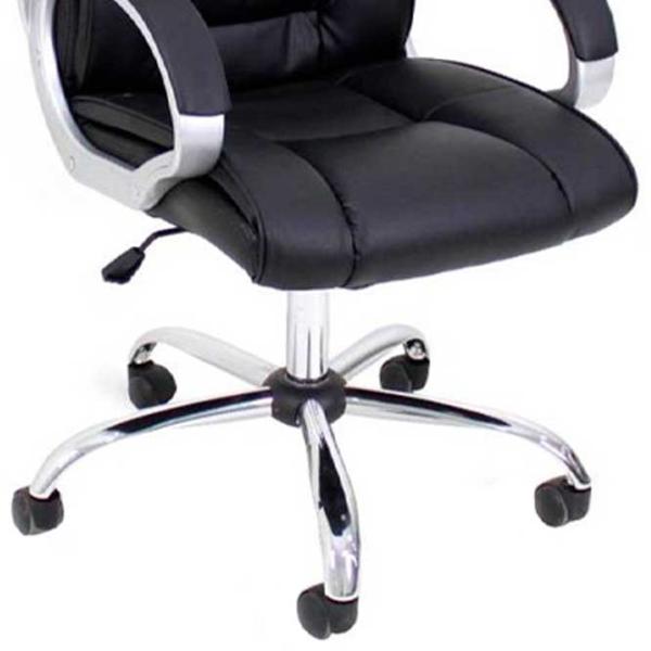 Офисное кресло DecoPrim BX-1130 ЭКО Кожа/ Черный photo 3 Офисное кресло DecoPrim BX-1130 ЭКО Кожа/ Черный photo 3