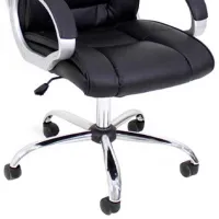 Офисное кресло DecoPrim BX-1130 ЭКО Кожа/ Черный photo 3