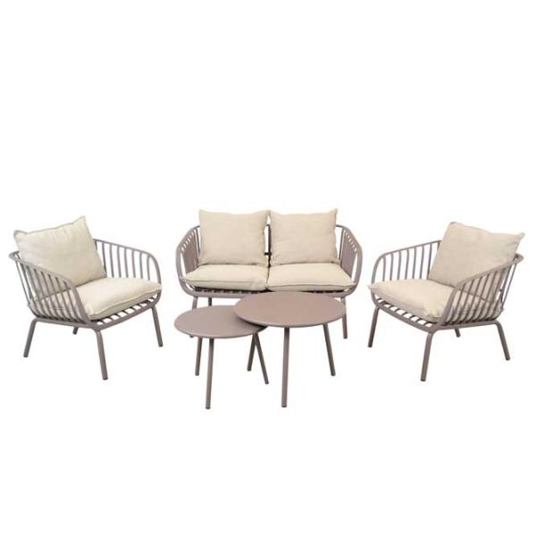 Masă de grădină DecoPrim Carina T34 Rotund/ Beige photo 2