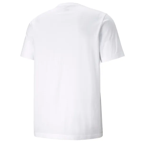 Tricou pentru bărbați Puma Ess Logo Tee 100% bumbac/ White photo 2
