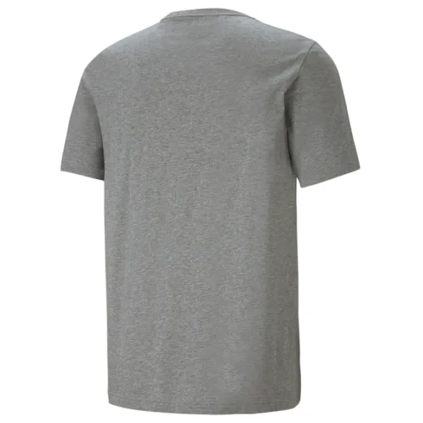 Футболка для мужчин Puma Ess Logo Tee 100% хлопок/ Серый photo 2