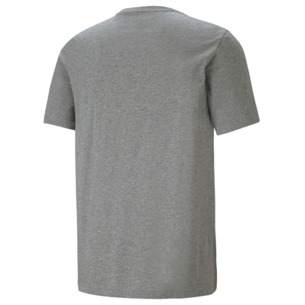 Футболка для мужчин Puma Ess Logo Tee 100% хлопок/ Серый photo 2