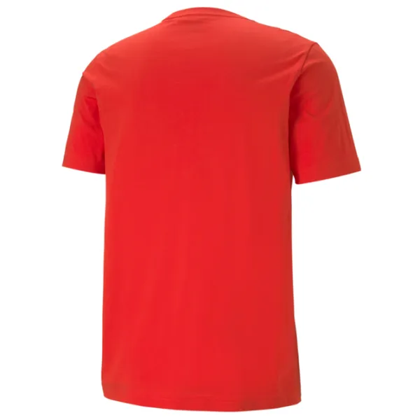 Tricou pentru bărbați Puma Ess Logo Tee 100% bumbac/ Red photo 2