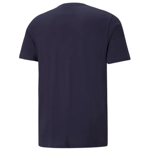Tricou pentru bărbați Puma Ess Small Logo Tee 100% bumbac/ Navy photo 2