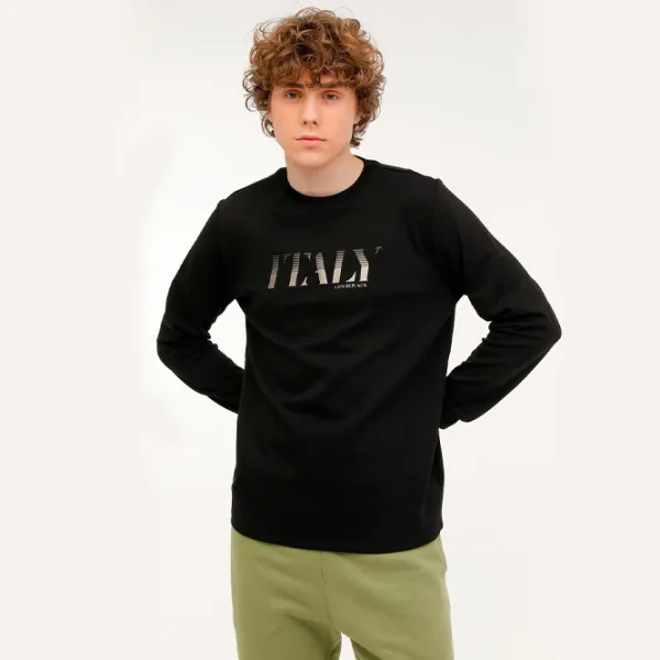 Hanorac pentru bărbați Lumberjack ML OWEN 16ITL1065 4FX Drept/ Black photo 5