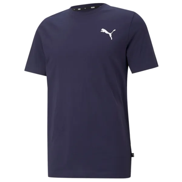 Футболка для мужчин Puma Ess Small Logo Tee 100% хлопок/ Темно-синий photo 4 Футболка для мужчин Puma Ess Small Logo Tee 100% хлопок/ Темно-синий photo 4