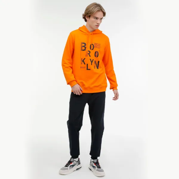 Толстовка для мужчин Kinetix ML BROOKLYN 17BRKLYN 3PR Прямой/ Оранжевый photo 3 Толстовка для мужчин Kinetix ML BROOKLYN 17BRKLYN 3PR Прямой/ Оранжевый photo 3