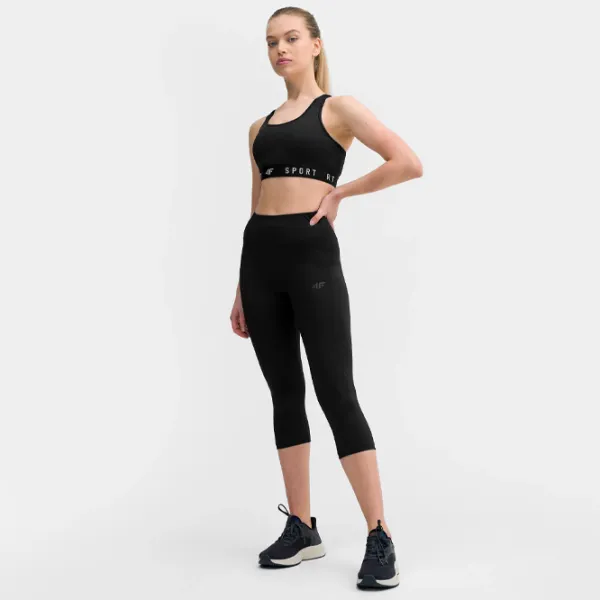 Colanți sport pentru femei 4F 4FSS23TFTIF076 M/ Black photo 2