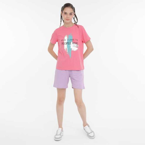 Tricou pentru femei Kinetix WL LAYLA 11FN17 3PR Tricotaj/ Pink photo 3