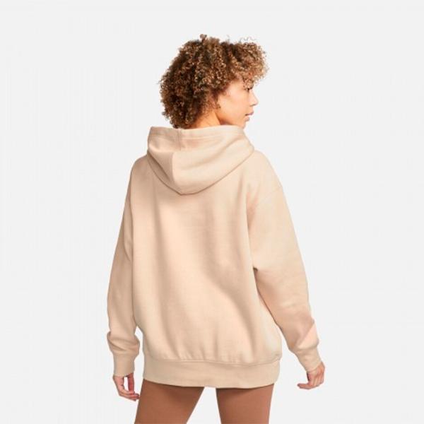 Толстовка для женщин Nike W Nsw Essntl Clctn Flc Os Hd Бежевый photo 2