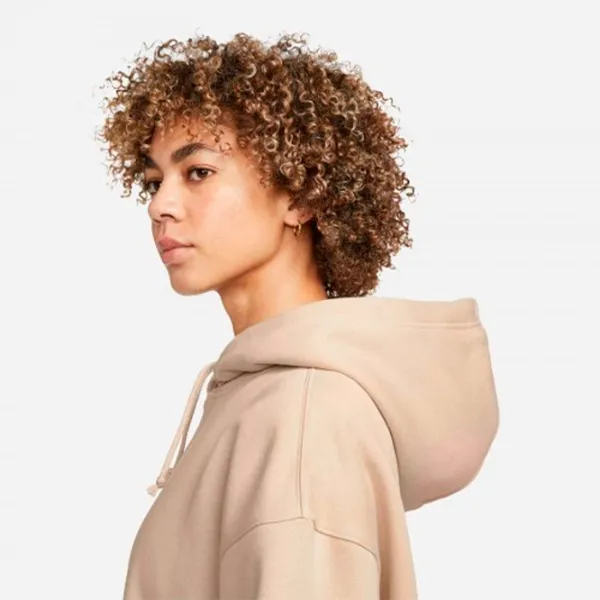 Толстовка для женщин Nike W Nsw Essntl Clctn Flc Os Hd Бежевый photo 3