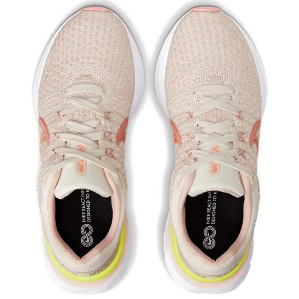 Кроссовки для женщин Nike React Infinity Run Flyknit 3 Лето/ Кремовый photo 4