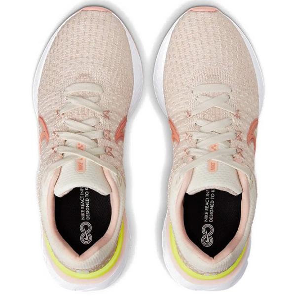 Кроссовки для женщин Nike React Infinity Run Flyknit 3 Лето/ Кремовый photo 4