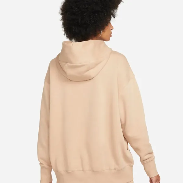 Толстовка для женщин Nike W Nsw Style Flc Po Hoodie Os Бежевый photo 2