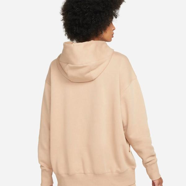 Толстовка для женщин Nike W Nsw Style Flc Po Hoodie Os Бежевый photo 2
