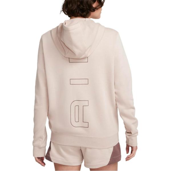 Hanorac pentru femei Nike W Nsw Air Flc Hd Fz Beige photo 3