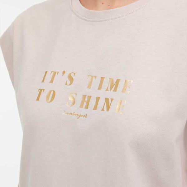 Tricou pentru femei Lumberjack WL MABEL-B 11ES125 3PR 100% bumbac/ Beige photo 4