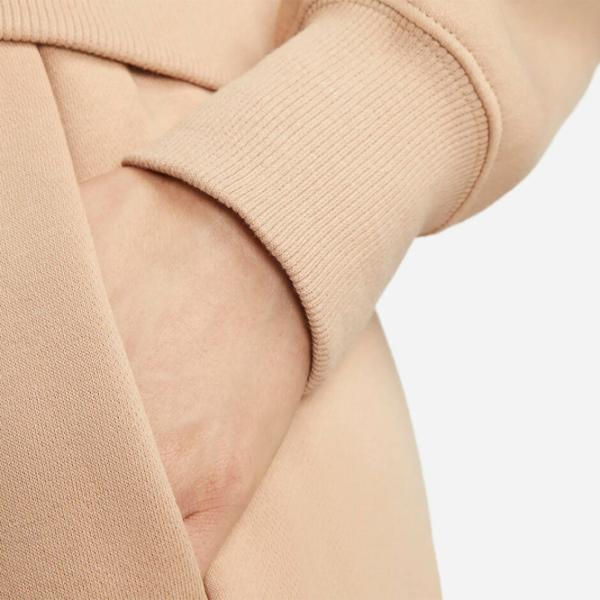 Hanorac pentru femei Nike W Nsw Style Flc Crop Qz Beige photo 4