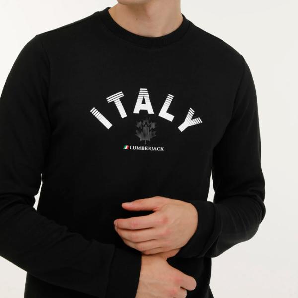 Hanorac pentru bărbați Lumberjack ML ROBERT 16ITLY72 3PR Drept/ Black photo 2