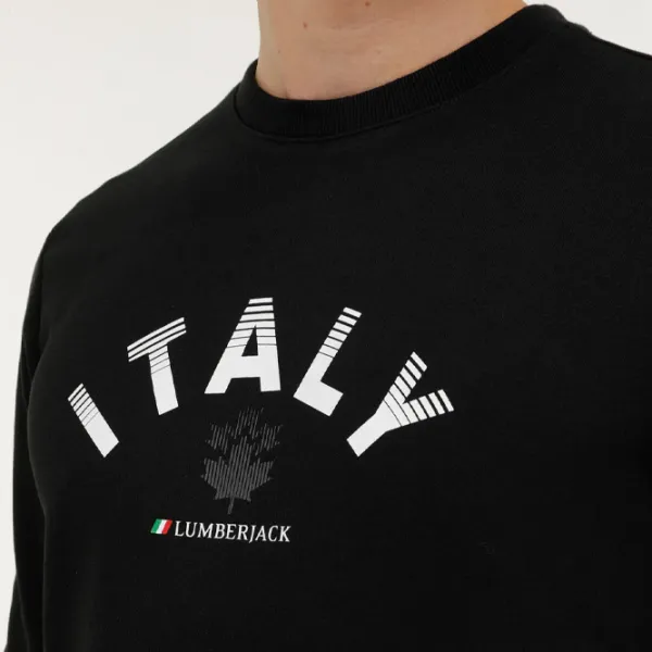 Hanorac pentru bărbați Lumberjack ML ROBERT 16ITLY72 3PR Drept/ Black photo 5