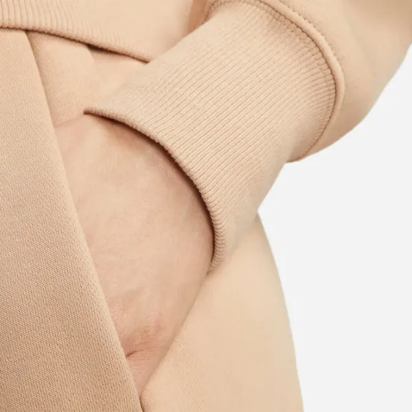 Толстовка для женщин Nike W Nsw Style Flc Crop Qz Бежевый photo 4