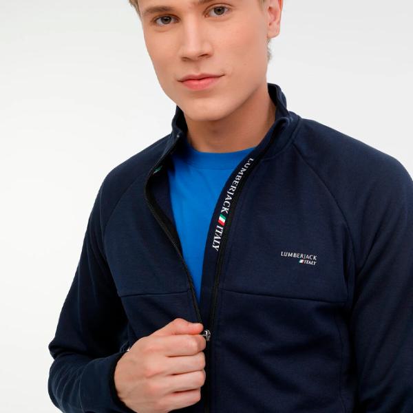 Hanorac pentru bărbați Lumberjack ML ROBERT 18ITLY70 3PR Drept/ Navy photo 5