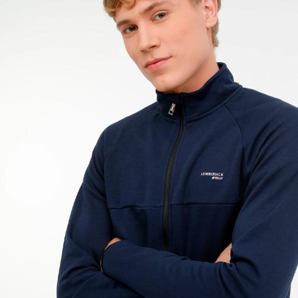 Hanorac pentru bărbați Lumberjack ML ROBERT 18ITLY70 3PR Drept/ Navy photo 6