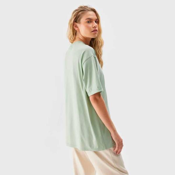 Футболка для женщин 4F 4FAW23TTSHF0881 100% хлопок/ Зелёный photo 4