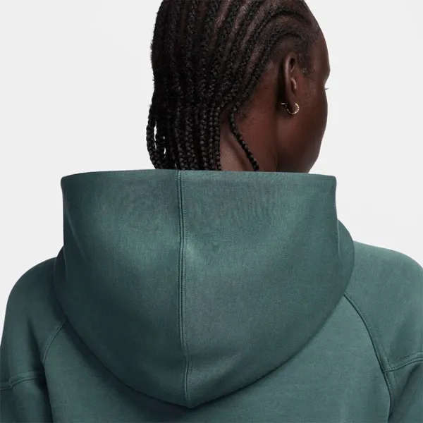 Толстовка для женщин Nike W Nsw Tch Flc Wr Fz Hdy Зелёный photo 5